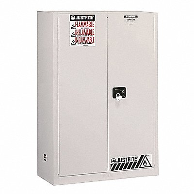 E4577 Flammable Safety Cabinet 60 Gal. White