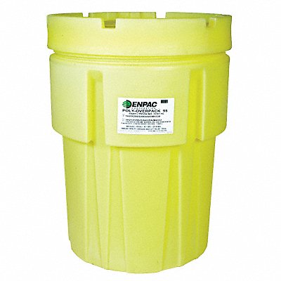Salvage Drum Screw Lid 95 gal. Yellow