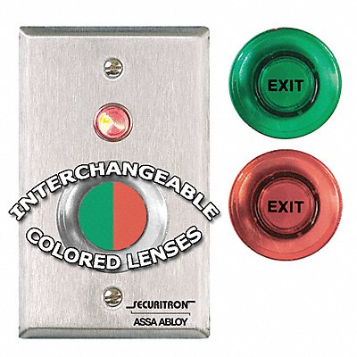 Push to Exit Button Wall Mounted