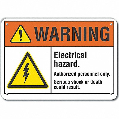 Danger Sign 14 W x 10 H 0.040 Thick