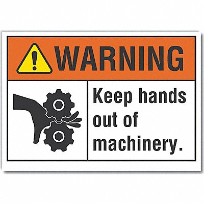 Caution Sign 14 W x 10 H 0.001 Thick