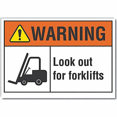 Caution Sign 14 W x 10 H 0.001 Thick