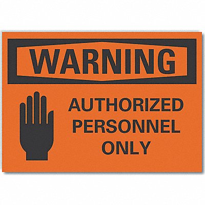 Danger Sign 14 W x 10 H 0.001 Thick