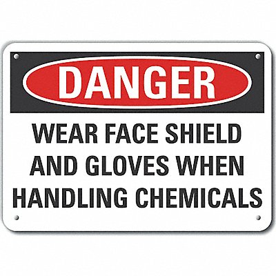 Danger Sign 14 W x 10 H 0.040 Thick