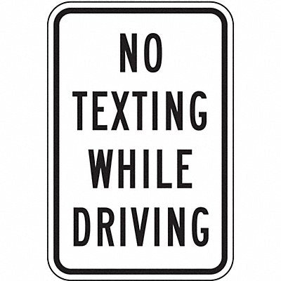 Traffic Sign 18 H 12 W Aluminum