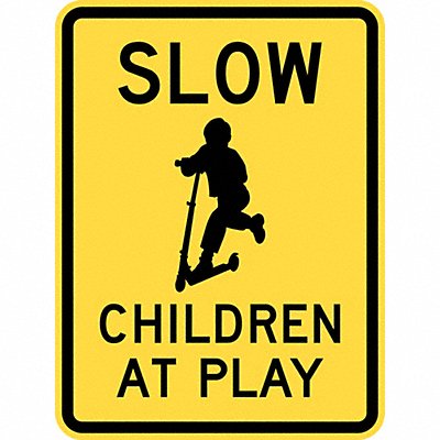 Traffic Sign 24 H 18 W Aluminum