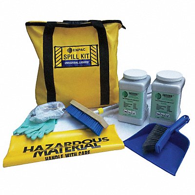 Spill Kit,Carrying Bag,2 gal.,Universal