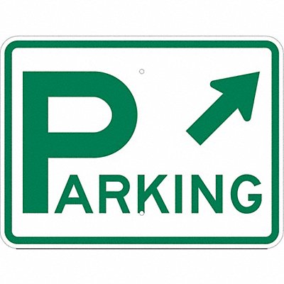 Parking Sign 18 H 24 W Aluminum