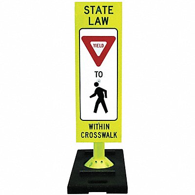 Sign and Portable Base 42 H 20 W