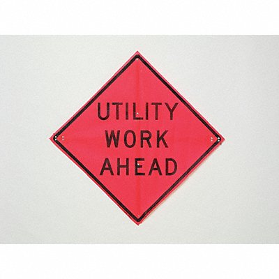 Road Construction Sign 36 H 36 W Mesh