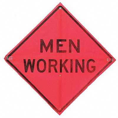 Road Construction Sign 36 H 36 W Mesh
