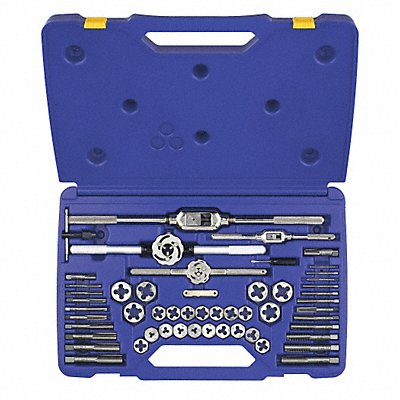 Tap and Die Set 53 pc Raw Steel
