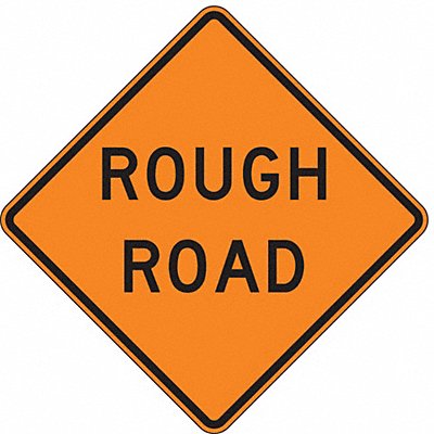 Road Construction Sign 30 H 30 W Alum