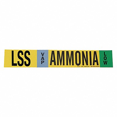 Ammonia Pipe Marker LSS 8In and Above