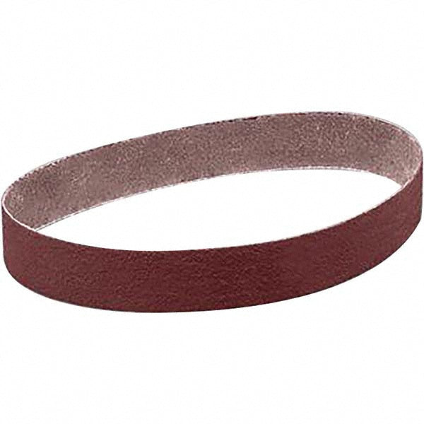 3M 7010307958 Abrasive Belt: 2" Wide, 60" OAL, 80 Grit, Aluminum Oxide