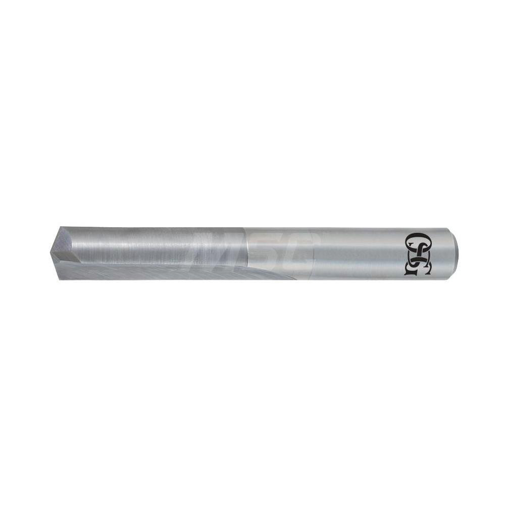 OSG 200-2500 Jobber Length Drill Bit: 1/4" (0.2500) Dia, 140 deg, Solid Carbide