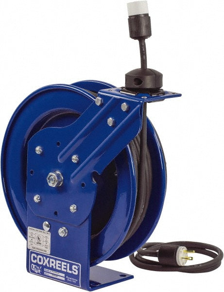 CoxReels PC13-5012-A Cord & Cable Reel: 12 AWG, 50' Long, Outlet End