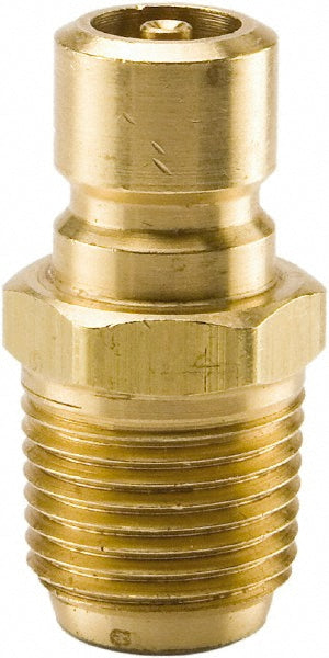 Parker BPV353 Hydraulic Hose Male Pipe Rigid Nipple Fitting: 3/8" Hose Size, 3/8" Thread, 200 psi
