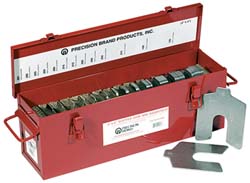 Precision Brand 42215 Shim Stock: 0.003'' Thick, 2'' Long, 2" Wide, Stainless Steel