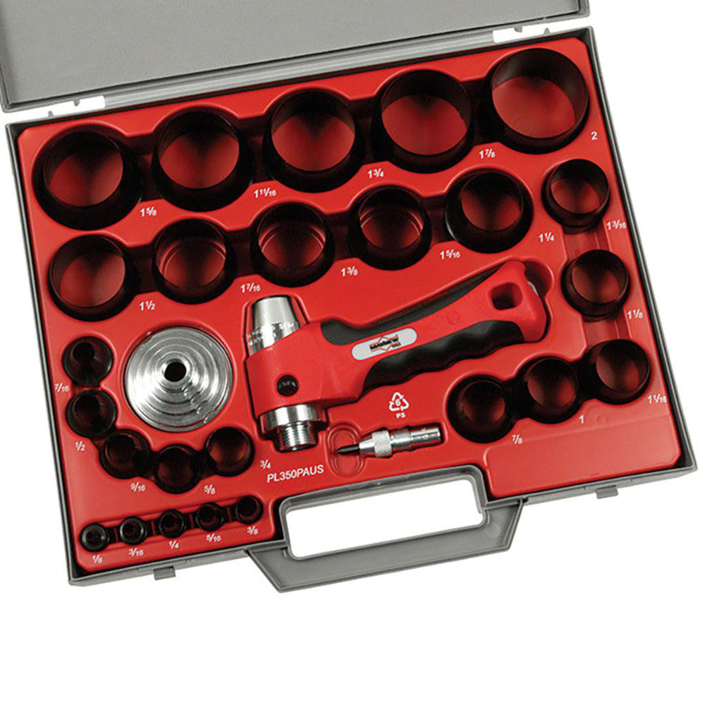 Mayhew 66080 Hollow Punch Set: 28 Pc, 0.125 to 2"