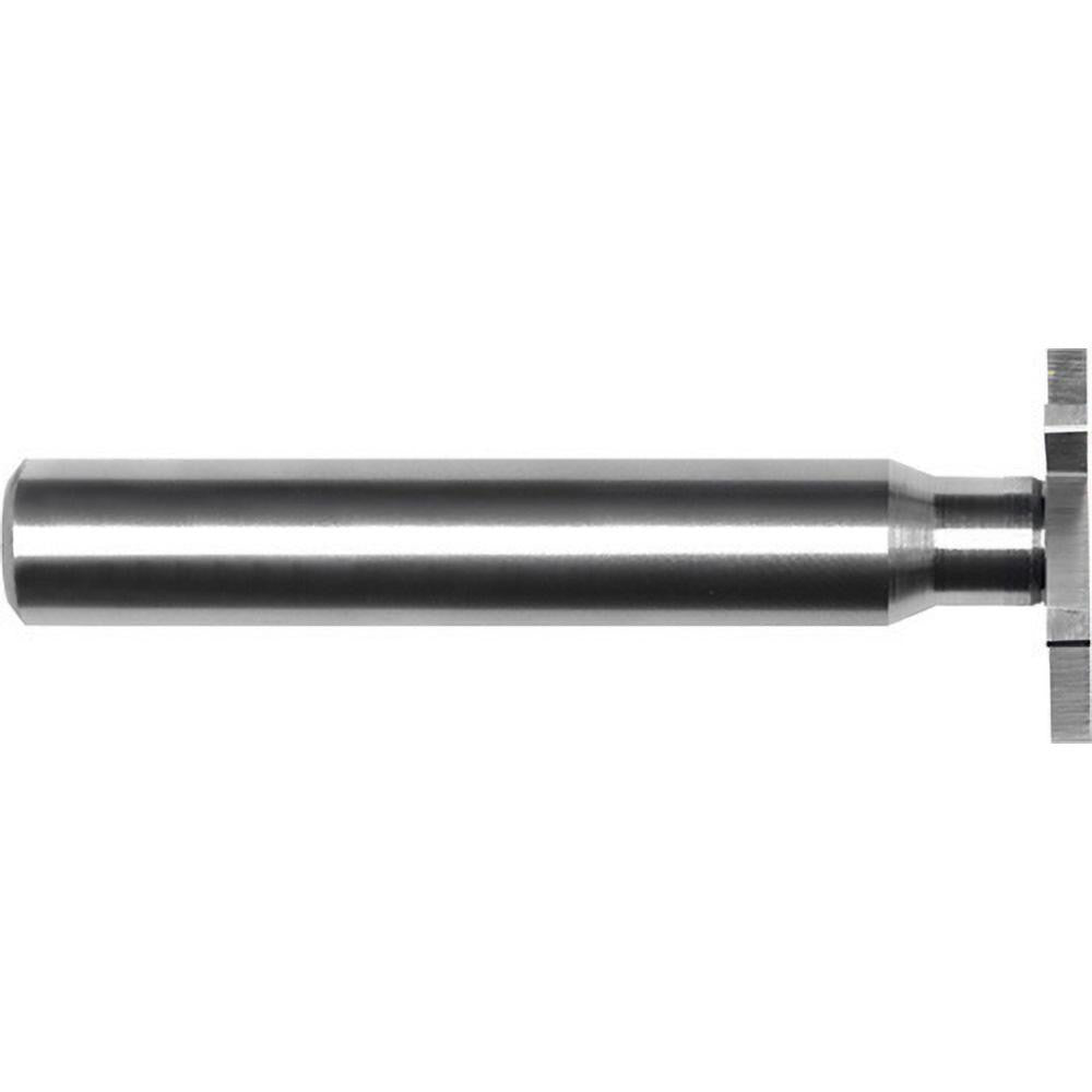 Internal Tool 78-1530-C Woodruff Keyseat Cutter: 2" Cut Dia, 3/16" Cut Width, 1/2" Shank Dia, Straight Tooth