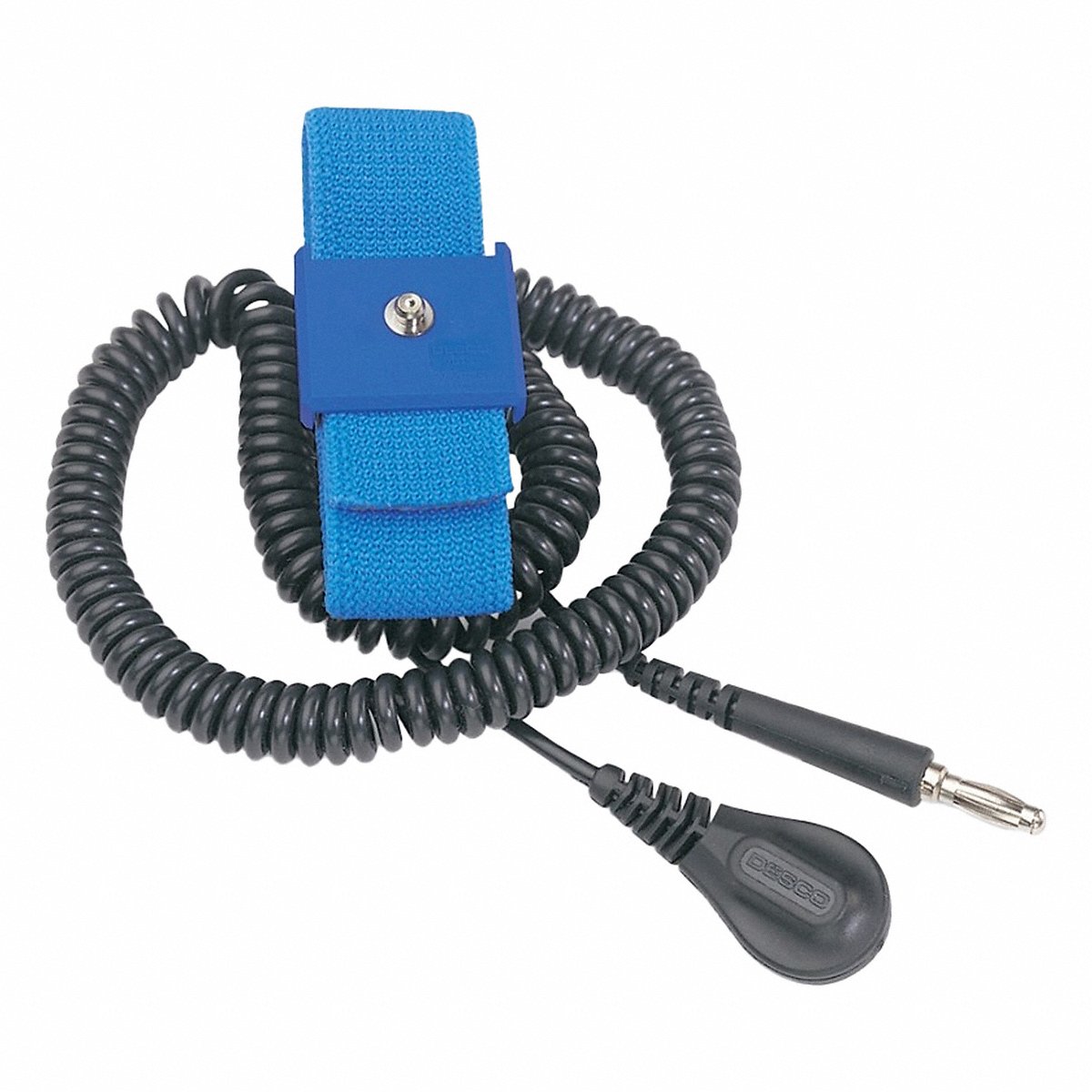 Desco Wristrap Adjustable w/ 12 Ft Cord (09069)
