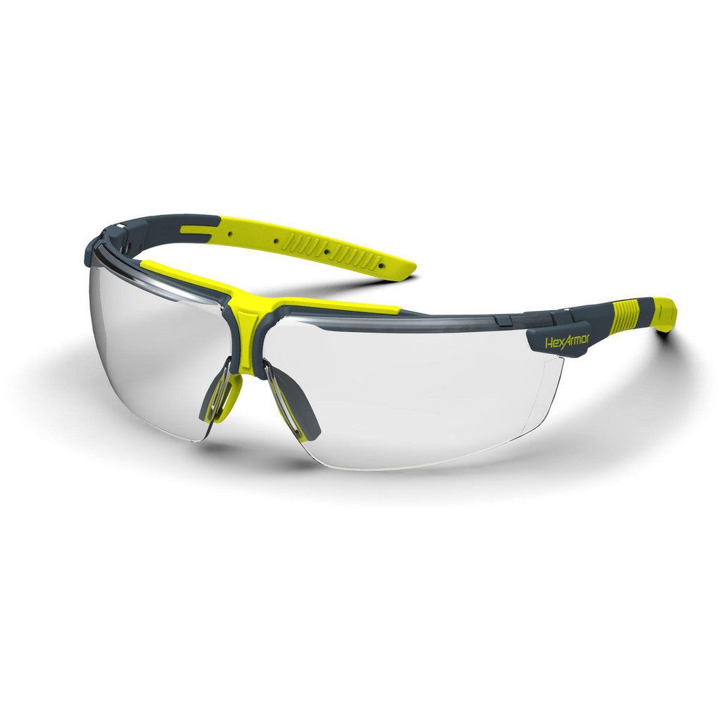 Safety Glasses: Anti-Fog & Scratch-Resistant, Polycarbonate, Clear Lenses, Frameless