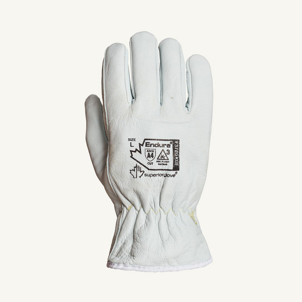 Superior Glove Works 378GKGE-2XL Cut, Puncture & Abrasion-Resistant Gloves: Superior Glove Works 378GKGE, Size 2X-Large, ANSI Cut A4, ANSI Puncture 3, Leather Lined, Goatskin