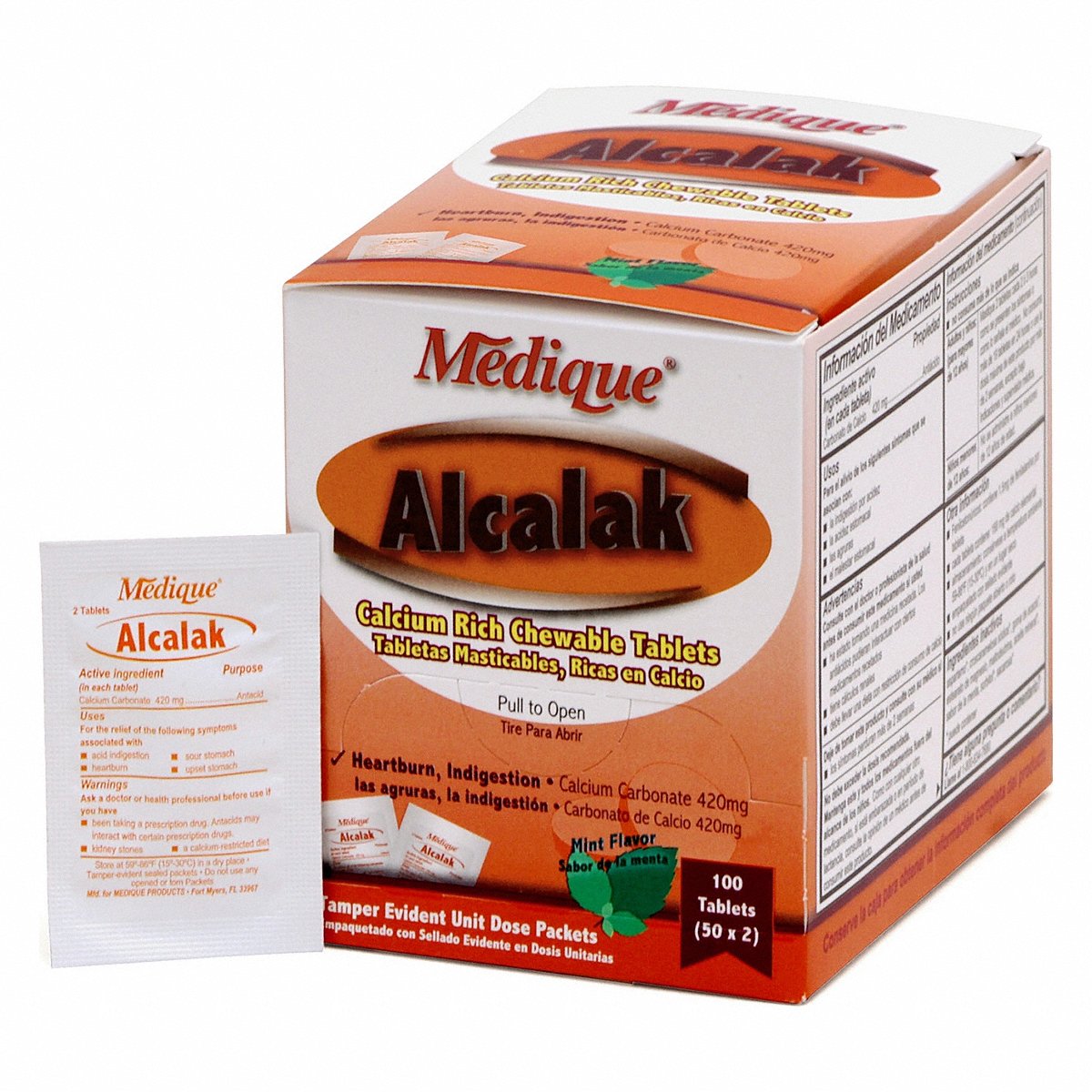 Medique Antacids/Indigestion, Mint, Pk50 (10133)
