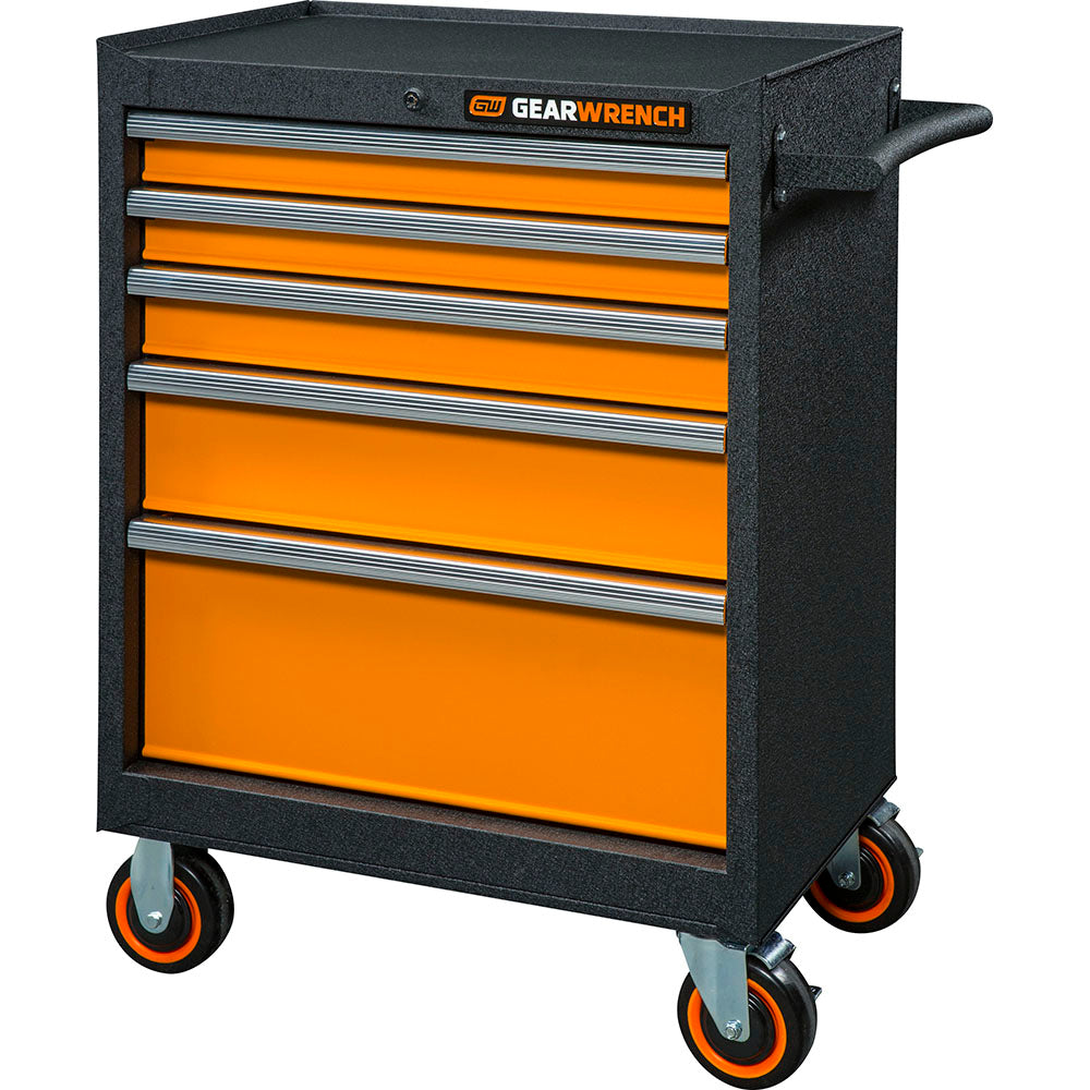 GEARWRENCH 83241 Steel Tool Roller Cabinet: 26" Wide, 37" High, 18" Deep, 5 Drawer