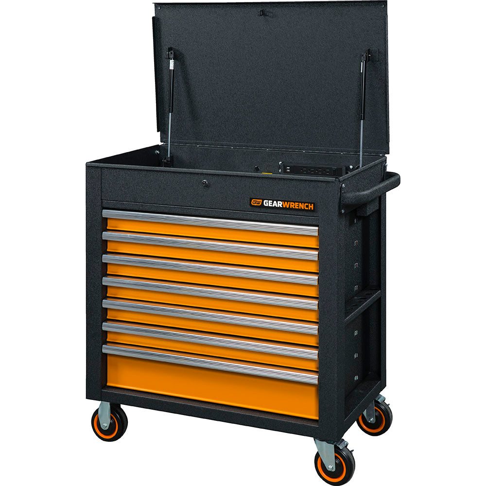 GEARWRENCH 83246 35" 7-Drawer Rolling Tool Cart with Tilt Top