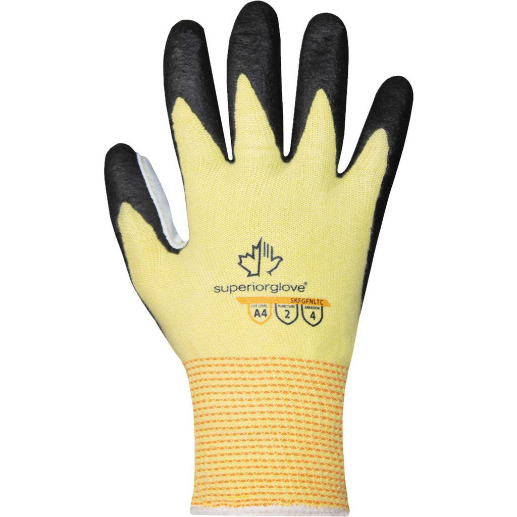 Superior Glove Works SKFGFNLTC-10 Cut, Puncture & Abrasion-Resistant Gloves: Superior Glove Works SKFGFNLTC, Size X-Large, ANSI Cut A4, ANSI Puncture 2, Foam Nitrile, ParaActiv