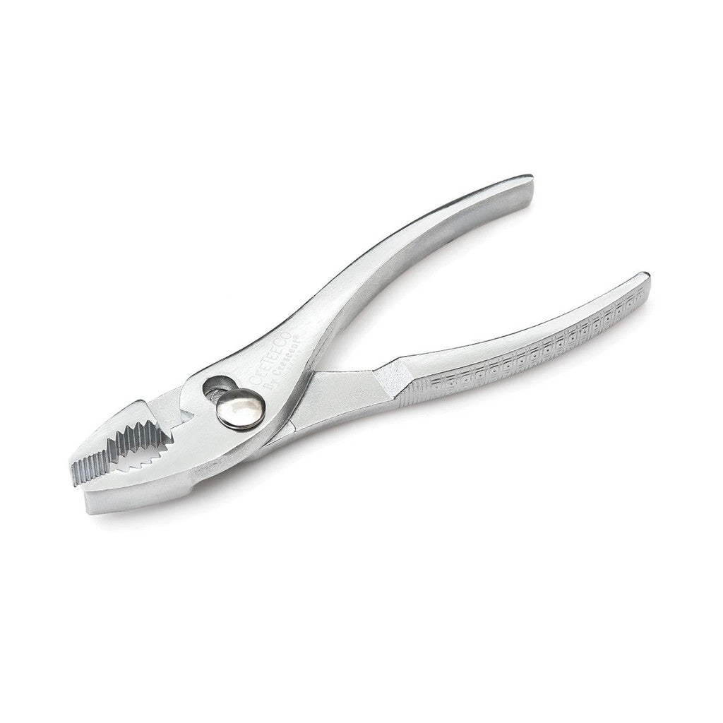 Crescent H26VN-05 Slip Joint Pliers; Jaw Length (Inch): 1.32; Overall Length Range: 6" - 8.9"; Overall Length (Inch): 6.5; Jaw Width (Inch): 1.06; Number of Positions: 2; Jaw Type: Curved; Handle Material: Chrome Vanadium Steel; Plastic