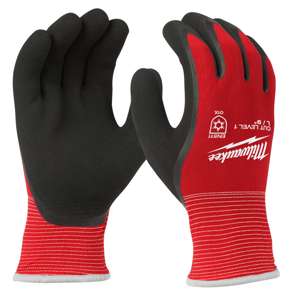 Milwaukee Tool 48-22-8913 Cut-Resistant Gloves: Milwaukee 48-22, Cut A1, Puncture 0, Abrasion 0, 15 ga, Size X-Large
