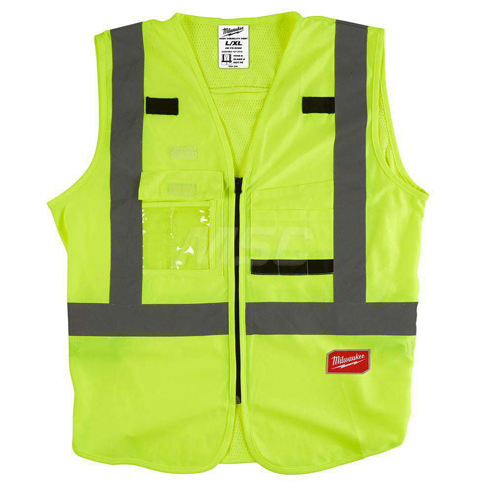 Milwaukee Tool 48-73-5062 High Visibility Vest: Large/X-Large
