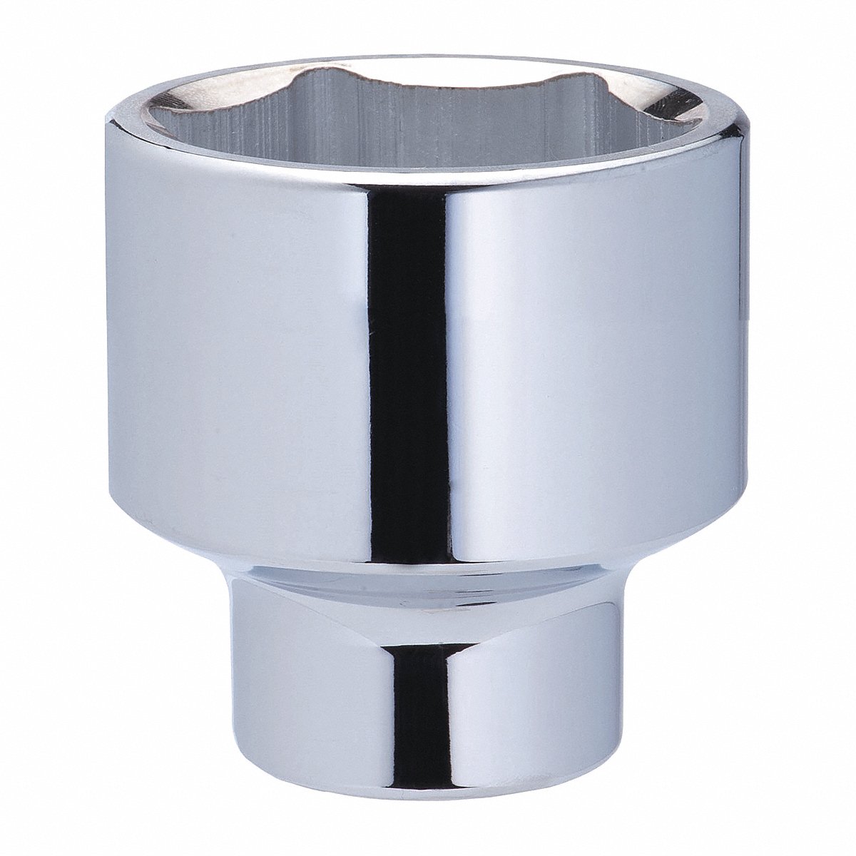 Westward Socket, Steel, 6-Point, 22 mm Chrome 0.75 in (10E318)