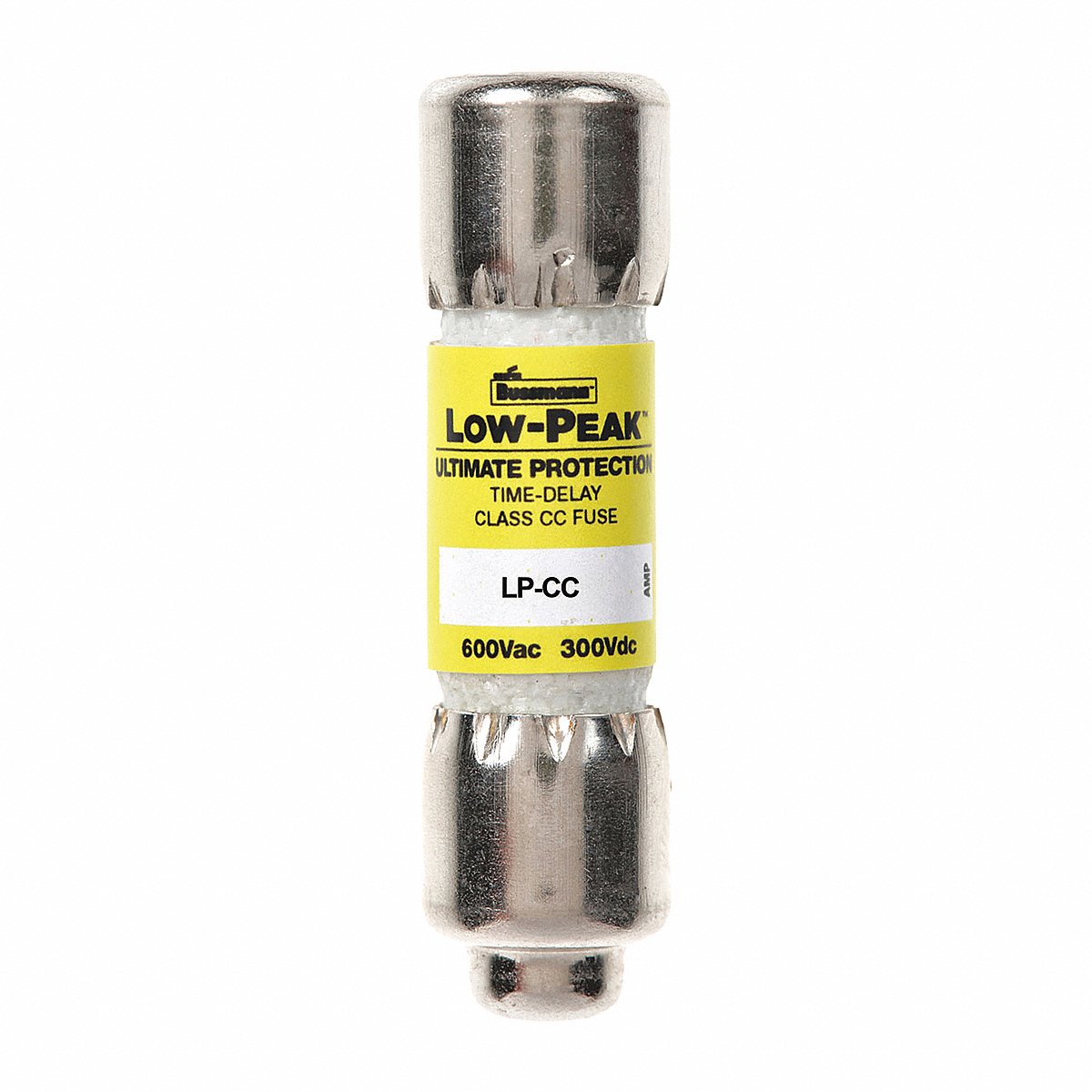 Bussmann Cylindrical Fuse, CC, 1.5 A, 600 VAC / 300 VDC, Non-Indicating (LP-CC-1-1/2)