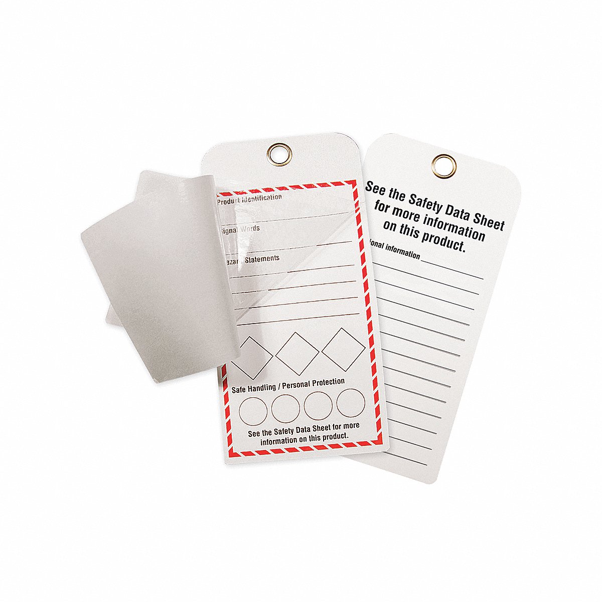 Ghs Safety Tag, Synthetic Stock, Ghs, Pk25 (GHS1043)