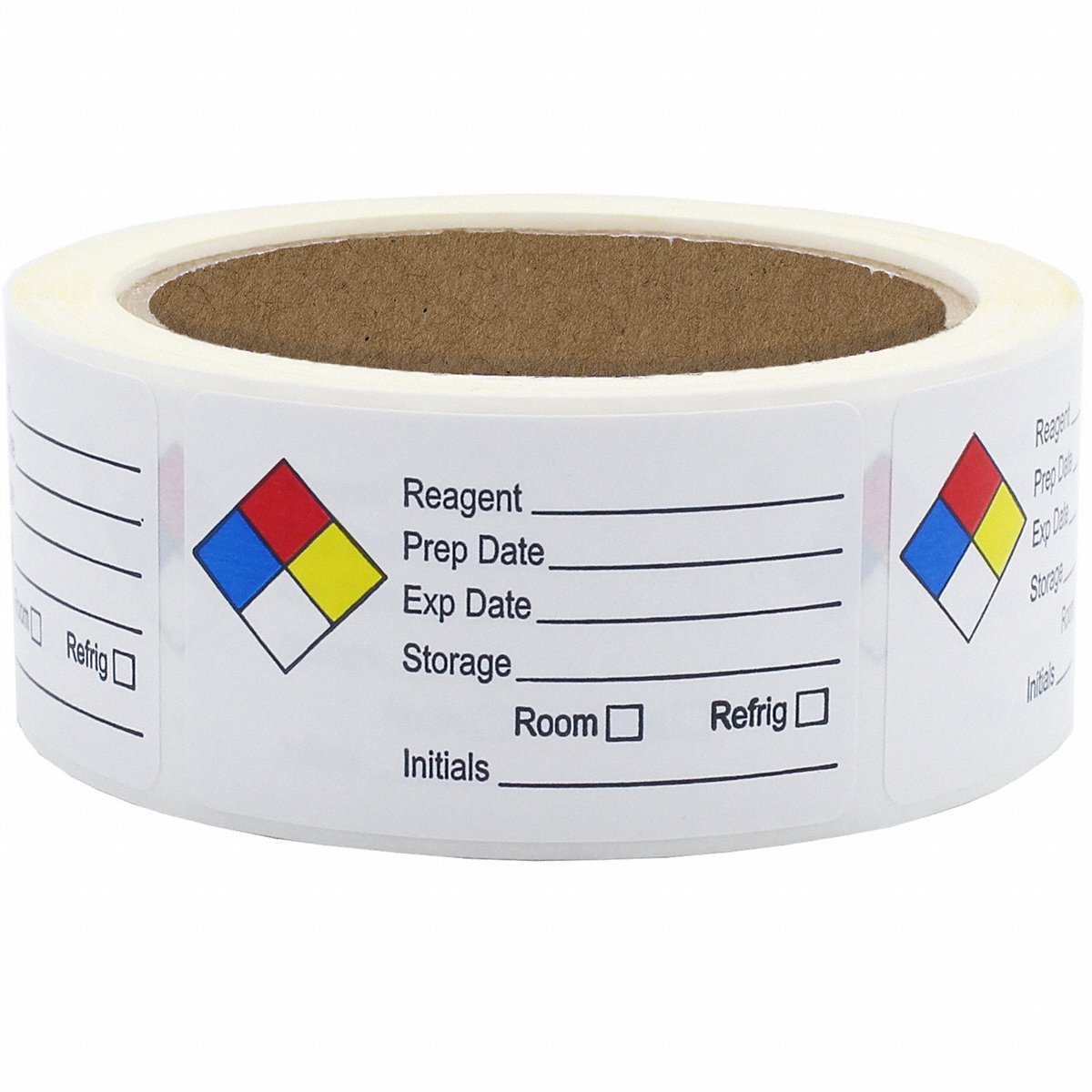 Roll Products Hmig Label, 2-1/2" X 1-1/2", Reagent, Pk250, 2" (163-0014)