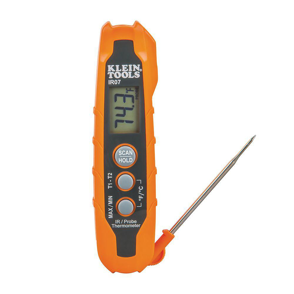 Klein Tools IR07 Digital Dual IR & Probe Thermometer: -40 to 572° F