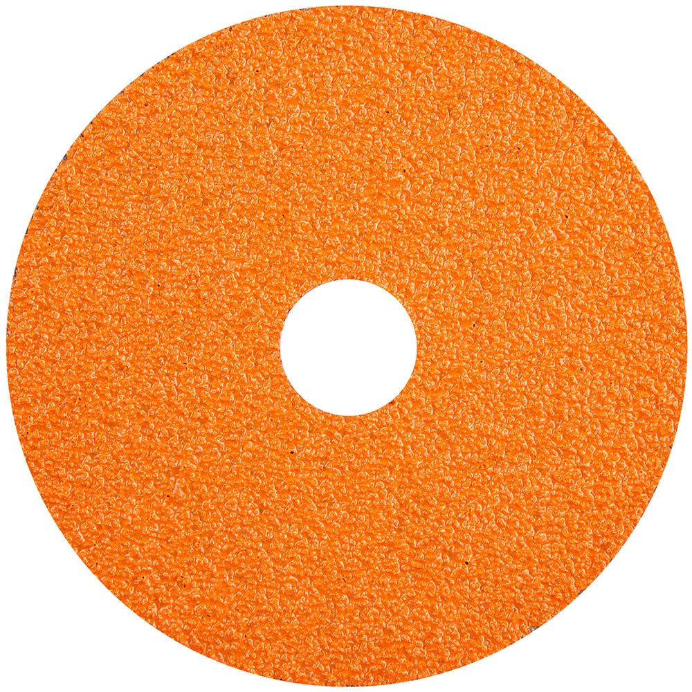 Norton 69957370193 Fiber Disc: 4-1/2" Disc Dia, 7/8" Hole, Arbor Hole, 36 Grit, Premium Ceramic Alumina (Pack of 25)