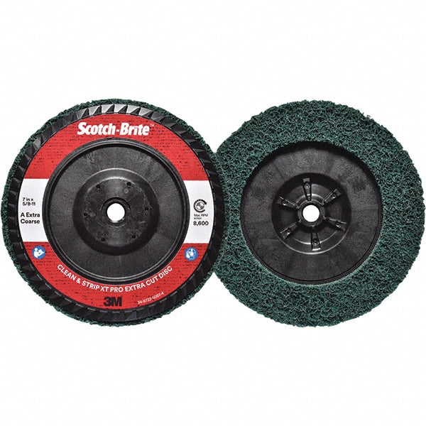 3M 7100175493 Deburring Disc: 7" Dia, Extra Coarse Grade, Aluminum Oxide (Pack of 5)