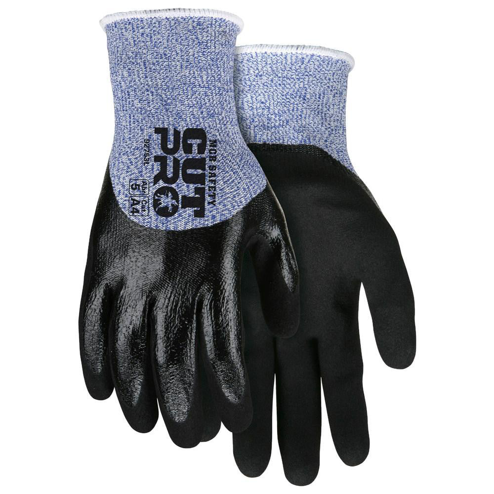 MCR Safety 92753S Cut, Puncture & Abrasion-Resistant Gloves: MCR Safety 92753, Cut A4, Puncture 2, Abrasion 5, 13 ga, Size Small