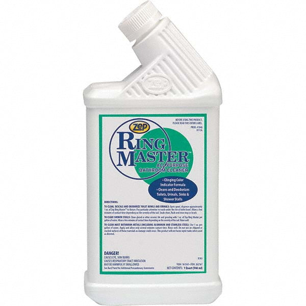 ZEP 184611 Ring Master All-Purpose High Acid Cleaner, 1 qt, Wintergreen Scent