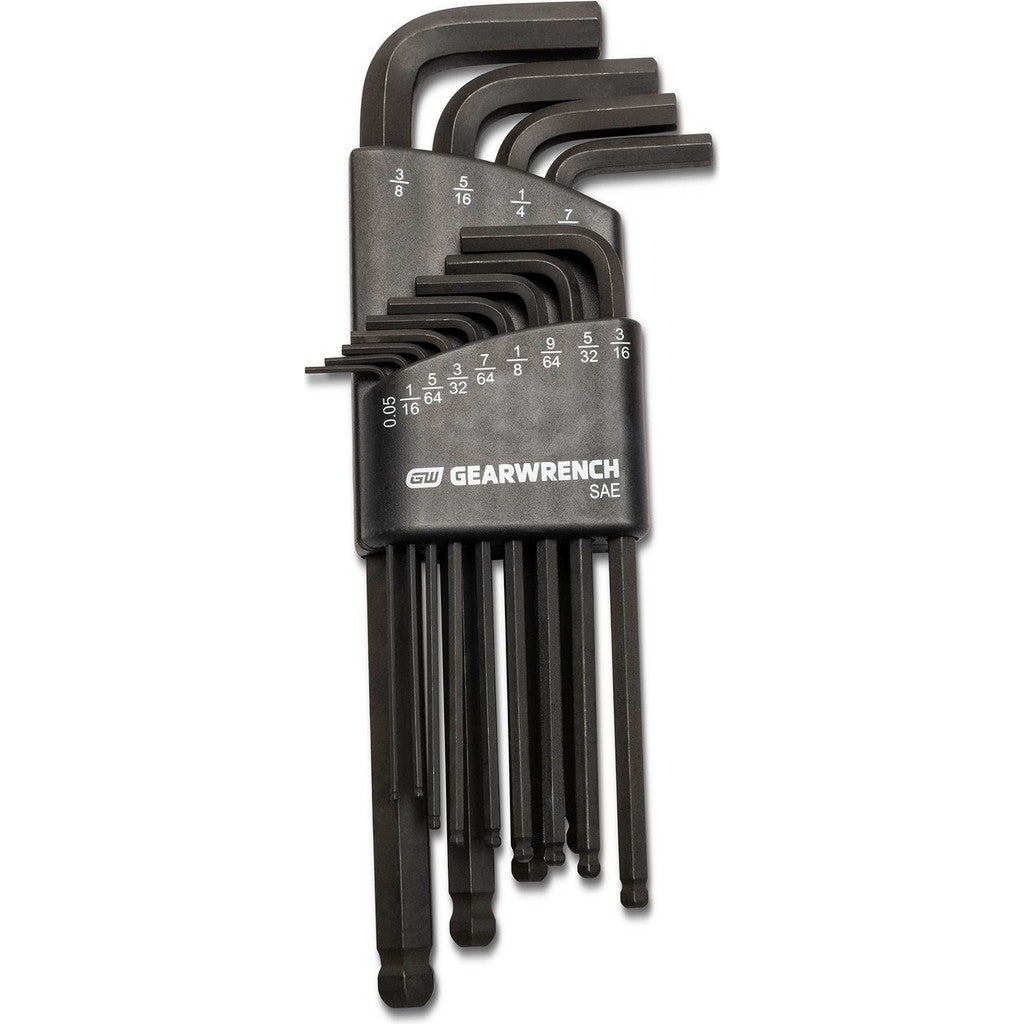GEARWRENCH 83524 Hex Key Sets; Tool Type: Hex; Handle Type: L-Handle; Measurement Type: SAE; Hex Size Range (Inch): 0.050 - 3/8; UNSPSC Code: 27111710