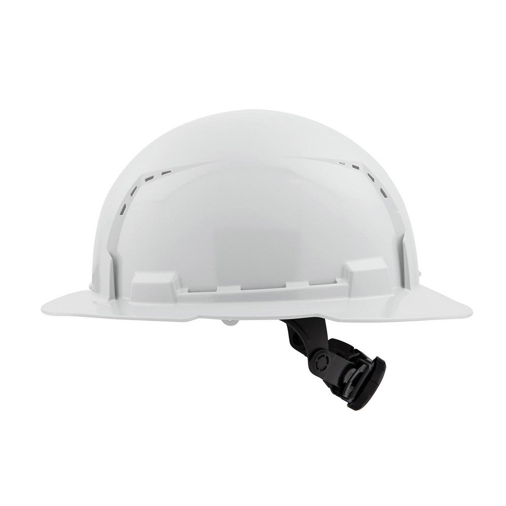 Milwaukee Tool 48-73-1221 Hard Hat: Construction, Full Brim, Class C, 6-Point Suspension