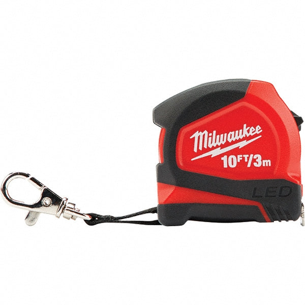 Milwaukee Tool 48-22-6601 10'/3m Keychain Tape with LED