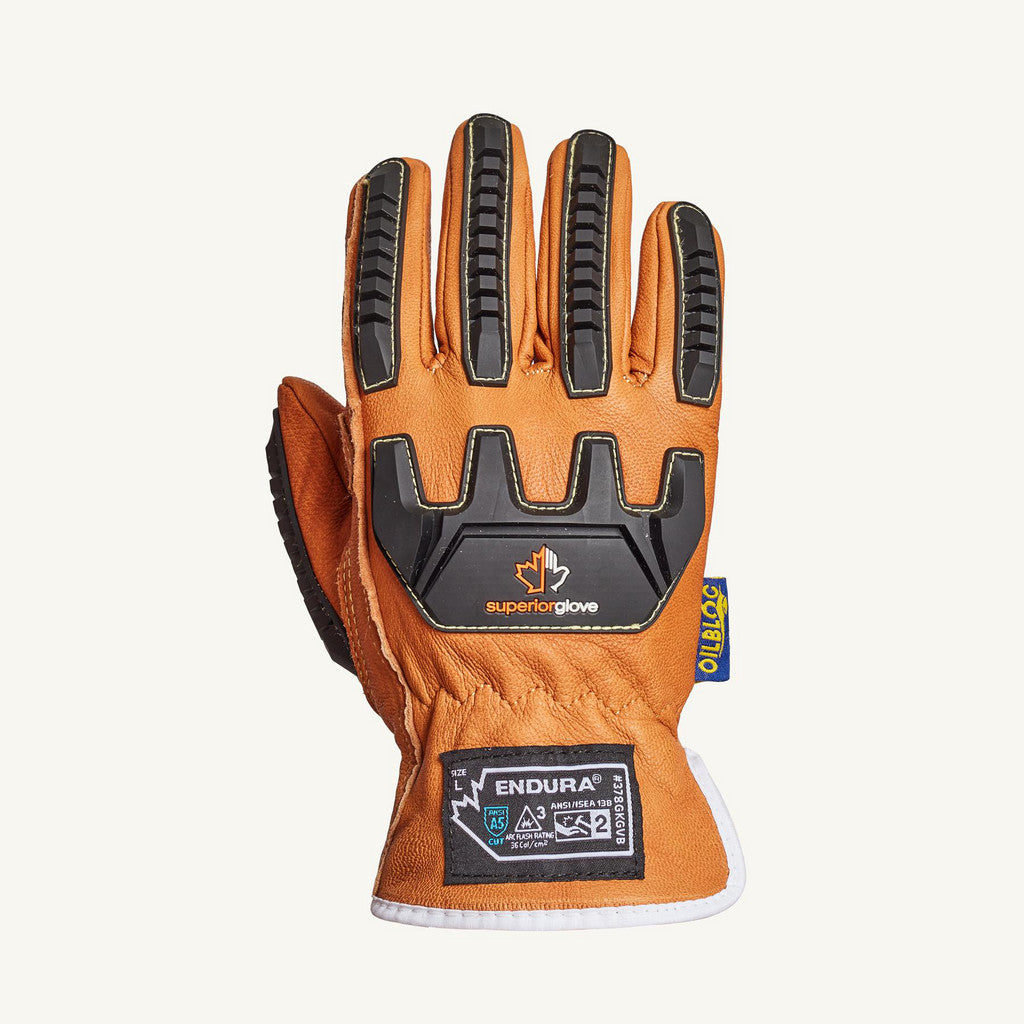 Superior Glove Works 378GOBKVB-S Arc Flash Gloves: Size Small