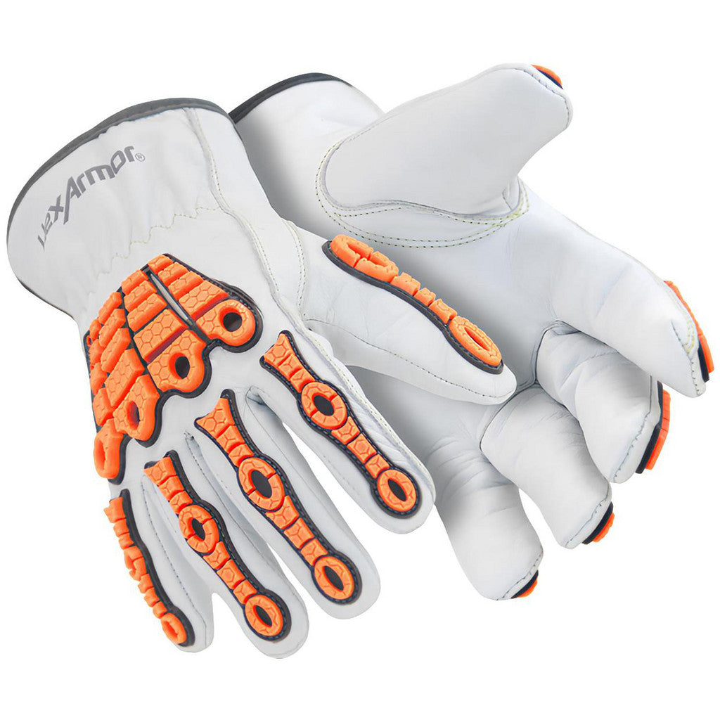 HexArmor 4060-XXXL (12) Cut, Puncture & Abrasion-Resistant Gloves: HeatArmor Chrome SLT, Cut A5, Puncture 4, Abrasion 4, Size 3X-Large, 11-1/4" Long