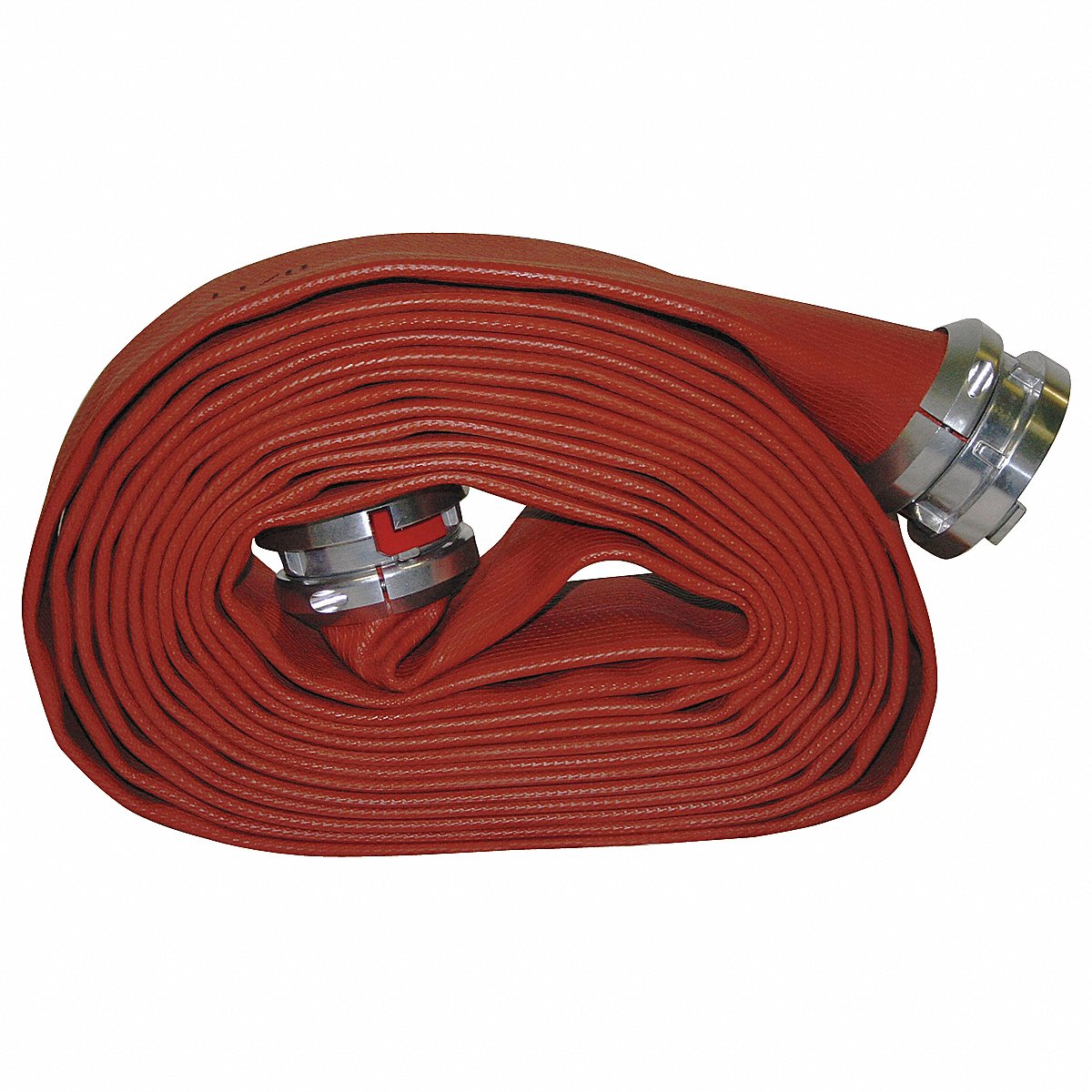 Jafrib Fire Hose, 50 Ft, Red, Rubber, 50 ft (G50H4RR50S)